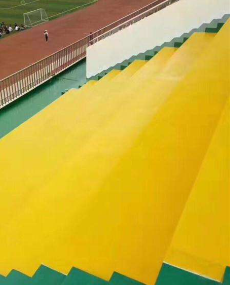 海西球场台阶翻新修补改造